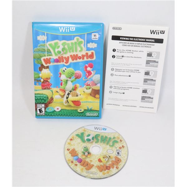 876 YOSHI S WOLLY WORLD CIB NINTENDO WII U GAME 876-yoshi-s-wolly-world-cib-nintendo-wii-u-game