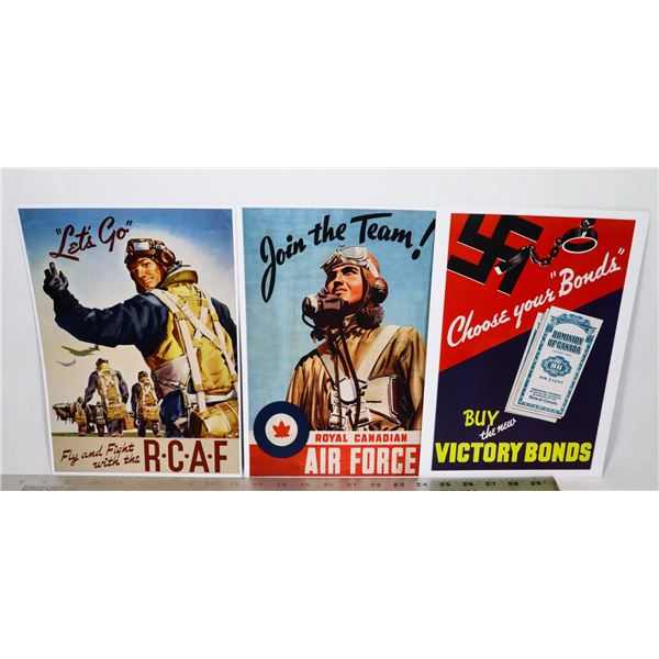 #1029 MODERN POSTER PRINT SET OF 3 WORLD