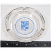 Image 1 : #1166 VINTAGE GLASS ASHTRAY LE CLAIR HOTEL