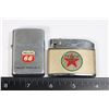 Image 1 : #1179 LIGHTER PAIR VINTAGE PHILLIPS 66 + TEXACO