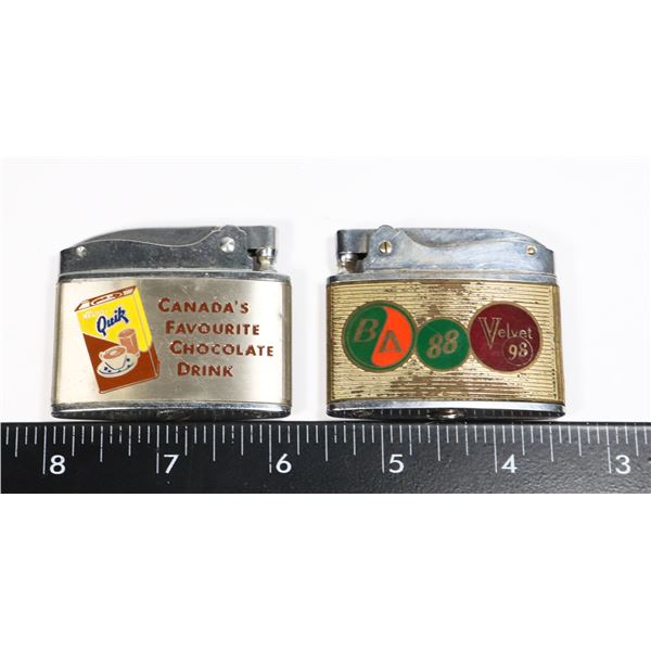 #1181 LIGHTER PAIR VINTAGE NESCAFE + BA 88