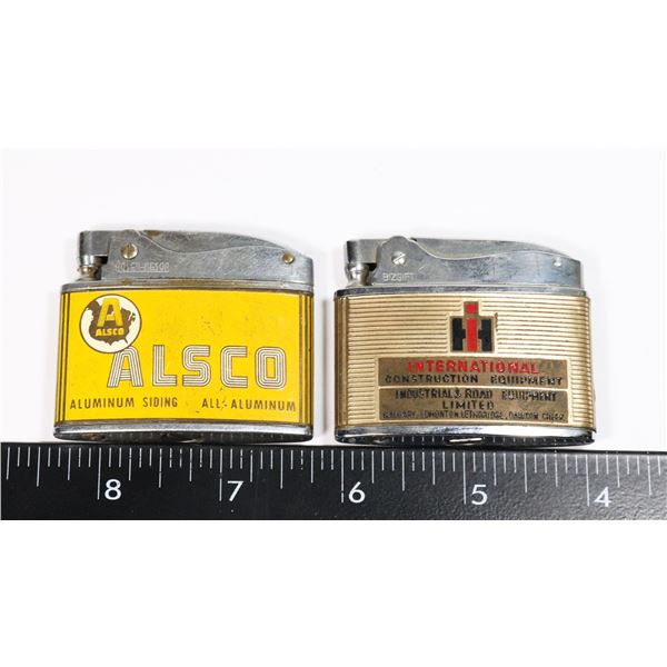 #1182 LIGHTER PAIR VINTAGE INTERNATIONAL