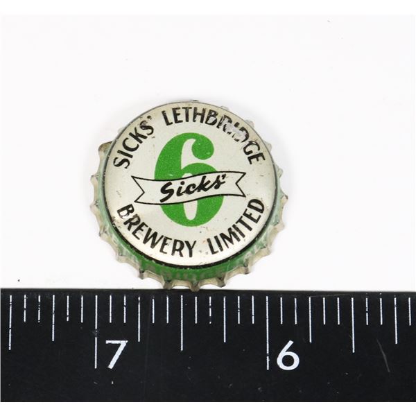 #1188 VINTAGE SICK'S LETHBRIDGE BREWERY LIMITED