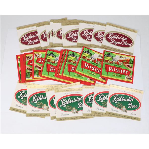 #1190 LARGE LOT OF ASSORTED LETHBRIDGE ALBERTA