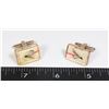 Image 1 : #1222 VINTAGE FISHING LURE CUFFLINKS JEWELRY