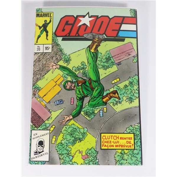 #1274 MARVEL COMICS G.I. JOE #20 FRENCH CANADIAN