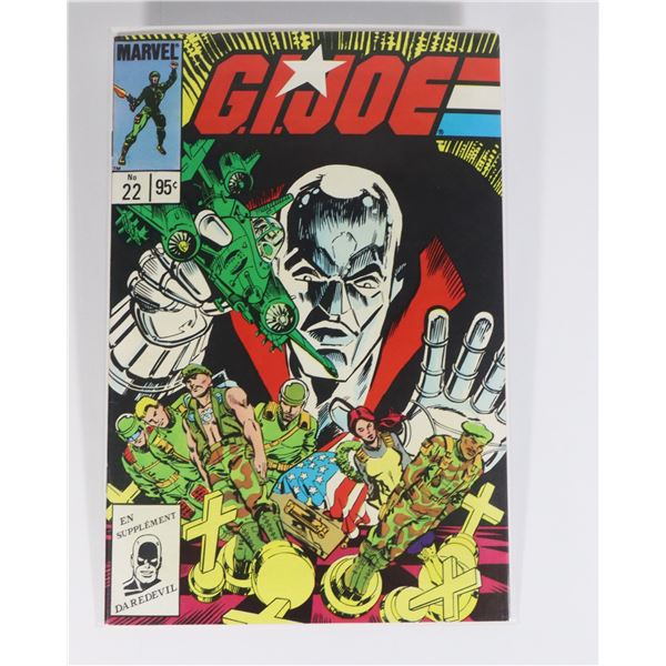 #1275 MARVEL COMICS G.I. JOE #22 FRENCH CANADIAN