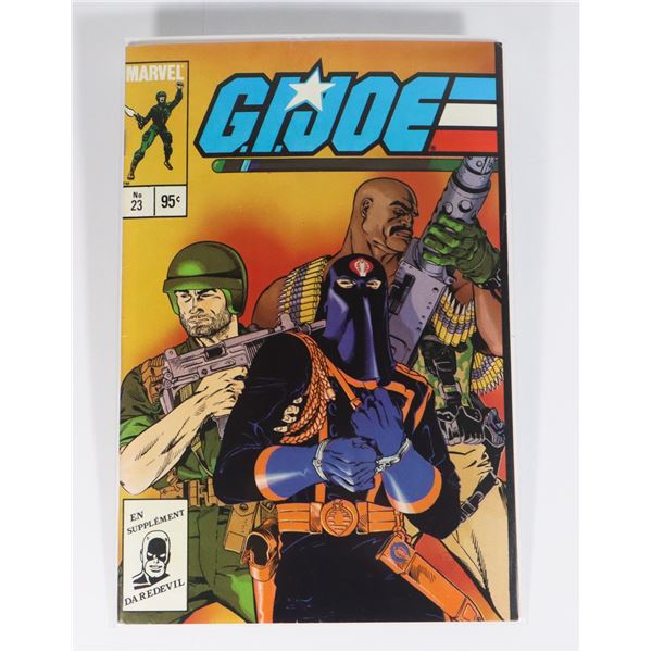 #1276 MARVEL COMICS G.I. JOE #23 FRENCH CANADIAN