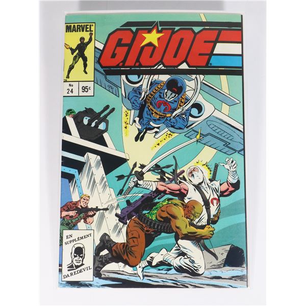 #1277 MARVEL COMICS G.I. JOE #24 FRENCH CANADIAN