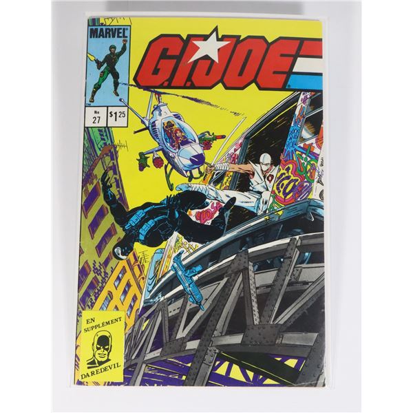 #1280 MARVEL COMICS G.I. JOE #27 FRENCH CANADIAN
