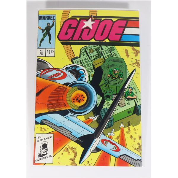 #1281 MARVEL COMICS G.I. JOE #28 FRENCH CANADIAN