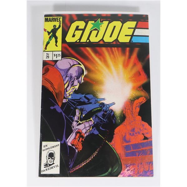 #1282 MARVEL COMICS G.I. JOE #29 FRENCH CANADIAN