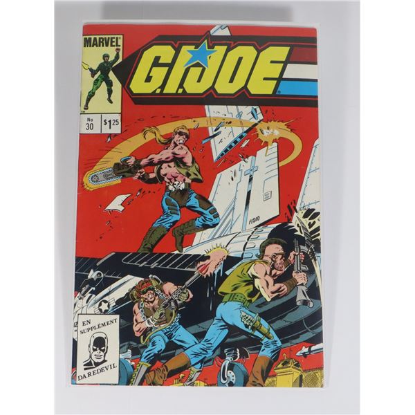 #1283 MARVEL COMICS G.I. JOE #30 FRENCH CANADIAN