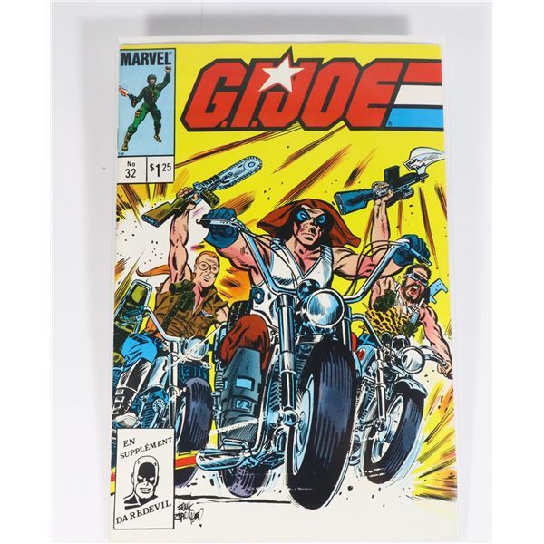 #1284 MARVEL COMICS G.I. JOE #32 FRENCH CANADIAN