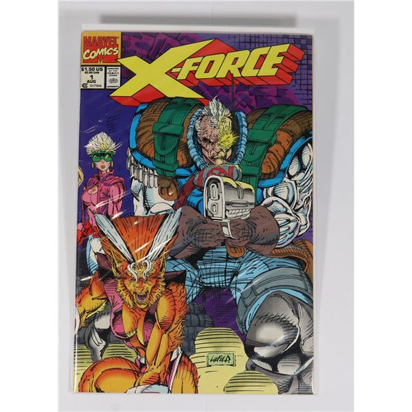 #1446 MARVEL COMICS X-FORCE #1 W/ CARD 1991