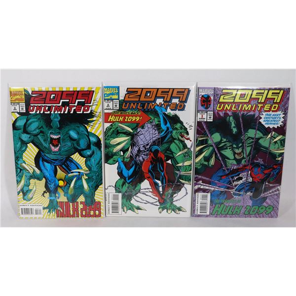 #1471 SET OF 3 MARVEL COMICS UNLIMITED #1 TO #3