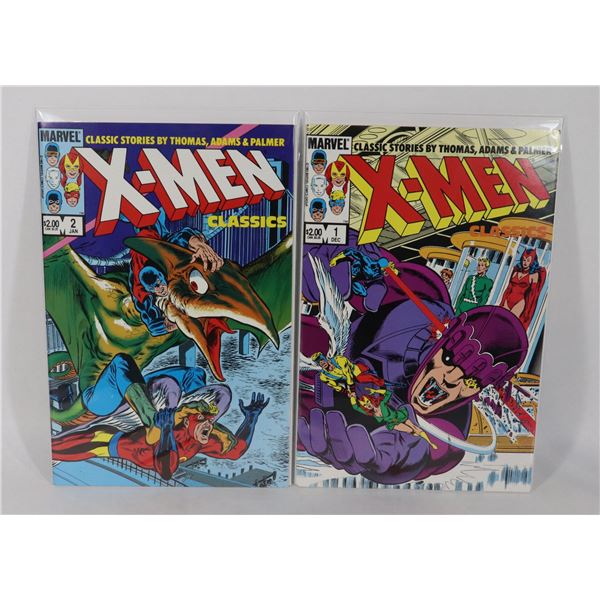 #1472 SET OF 2 MARVEL COMICS X-MEN CLASSIC