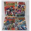 Image 1 : #1477 LOT OF 4 MARVEL COMICS ASSORTED 1980'S