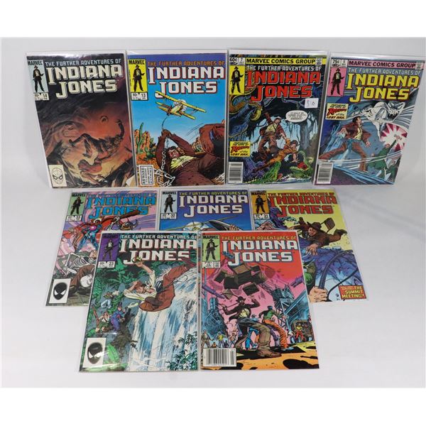 #1478 SET OF 9 MARVEL COMICS THE FURTHER