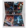 Image 1 : #1479 SET OF 4 MARVEL COMICS HALO FALL OF REACH