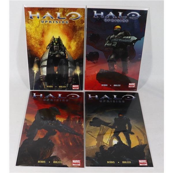 #1480 SET OF 4 MARVEL COMICS HALO UPRISING #1-#4