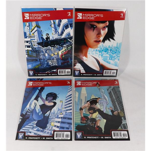 #1484 LOT OF 4 WILDSTORM COMICS MIRROR'S EDGE
