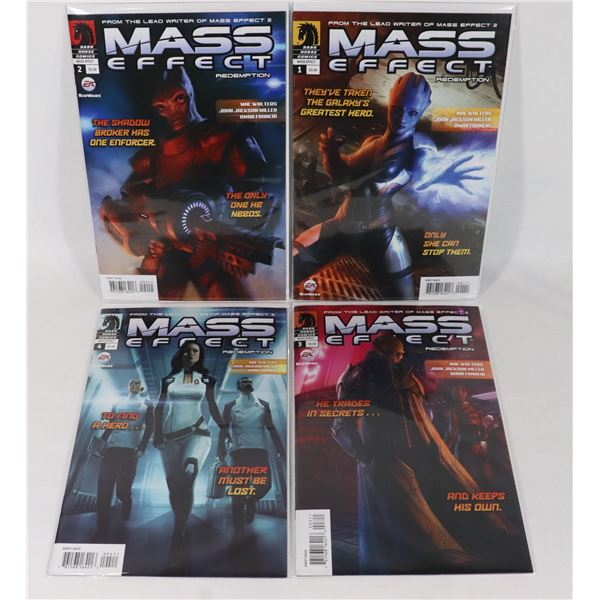 #1486 LOT OF 4 DARK HORSE COMICS MASS EFFECT