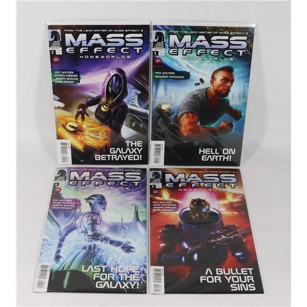 #1487 LOT OF 4 DARK HORSE COMICS MASS EFFECT