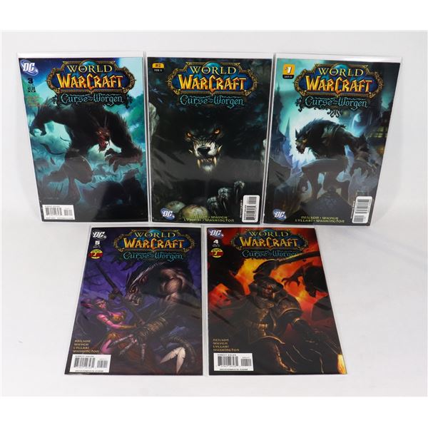 #1490 LOT OF 5 DC DETECTIVE COMICS WORLD OF