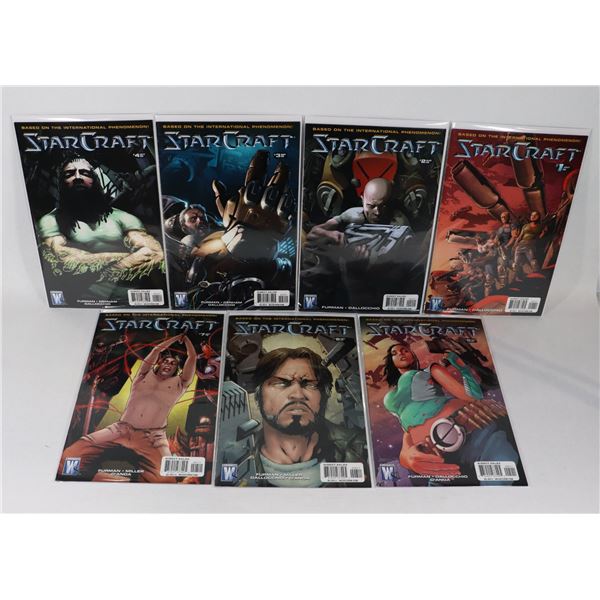 #1492 LOT OF 7 WILDSTORM COMICS STARCRAFT
