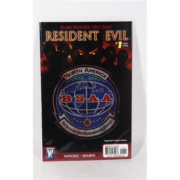 #1496 WILDSTORM COMICS RESIDENT EVIL #1 2009