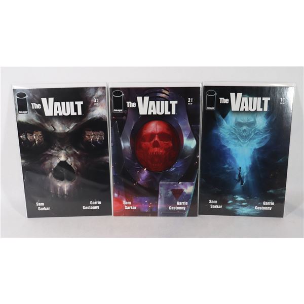 #1498 LOT OF 3 IMAGE COMICS THE VAULT #1-#3