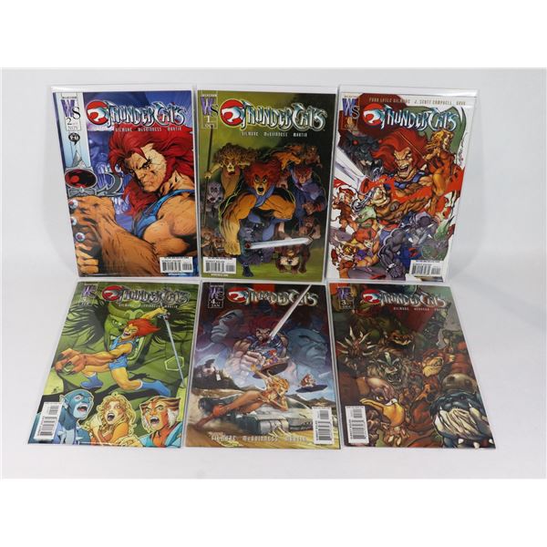 #1503 SET OF 6 WILDSTORM COMICS THUNDERCATS