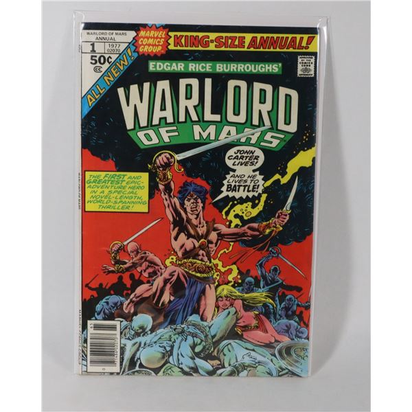 #1595 MARVEL COMICS WARLORD OF MARS #1 1977