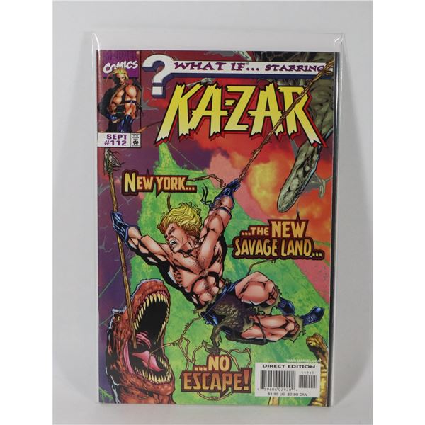 #1599 MARVEL COMICS WHAT IF… #112 KA-ZAR 1998