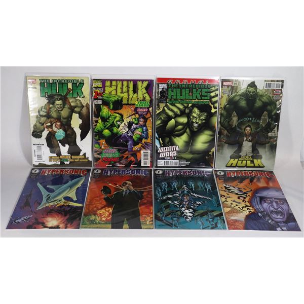LOT OF 8 COMICS "THE INCREDIBLE HULK" &