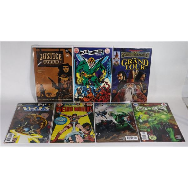 LOT OF 7 ASSORTED COMICS INCLUDES "FORGOTTEN