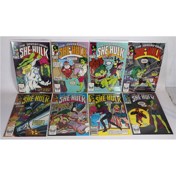 LOT OF 8 SHE-HULK COMICS