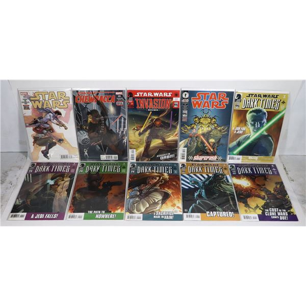 LOT OF 10 ASSORTED STAR WARS COMICS