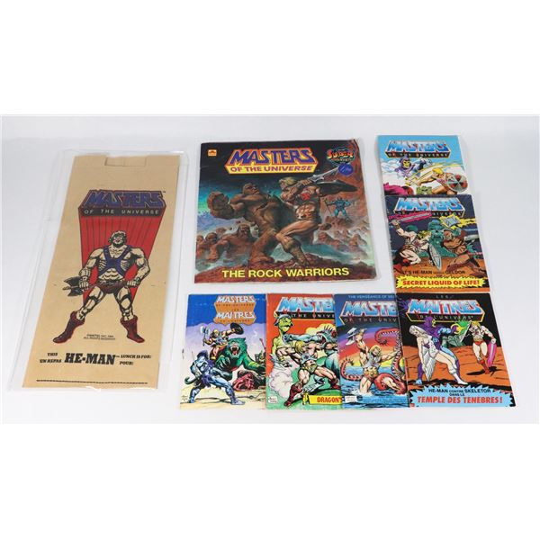 BUNDLE OF MASTERS OF THE UNIVERSE COLLECTIBLES