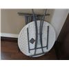 Image 2 : Lifetime Brand Small Round Table (3) + 1 Extra Frame