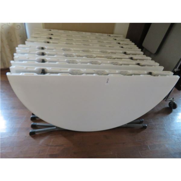 8-Folding Round Banquet Tables - 8 X $