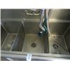 Image 2 : S/S 8' 3 Comp Sink w/Drainboards and Wand
