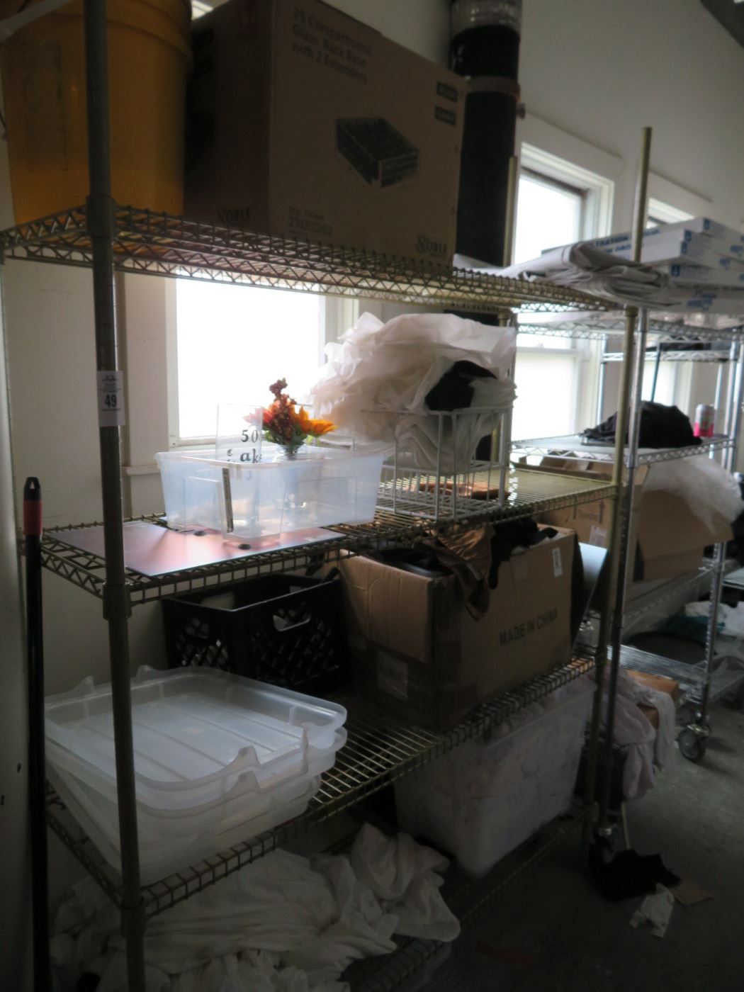 Coated 4 Shelf Metro Rack