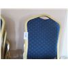 Image 2 : 52-Blue/Gold Stack Chairs - 52 X $