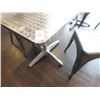 Image 2 : Brushed Metal 2-Top Dining Tables (2)