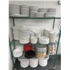 Image 1 : Lot of Bone White China, Round Platters, Square Plates and Bowls