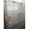 Image 1 : 2-3' Lockable 2 Door Metro Cage On Wheels - 2 X $