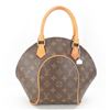 Image 2 : Louis Vuitton Brown Monogram Canvas Leather Ellipse PM Handbag