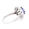 Image 3 : 1.59 ctw Tanzanite and 0.47 ctw Diamond 14K White Gold Ring